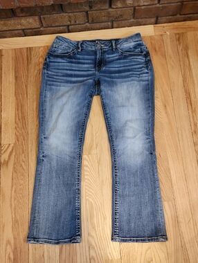 BKE Denim Jeans 32 X 29.5" Cotton Blend 5 Pocket Petite Classic Casual Western